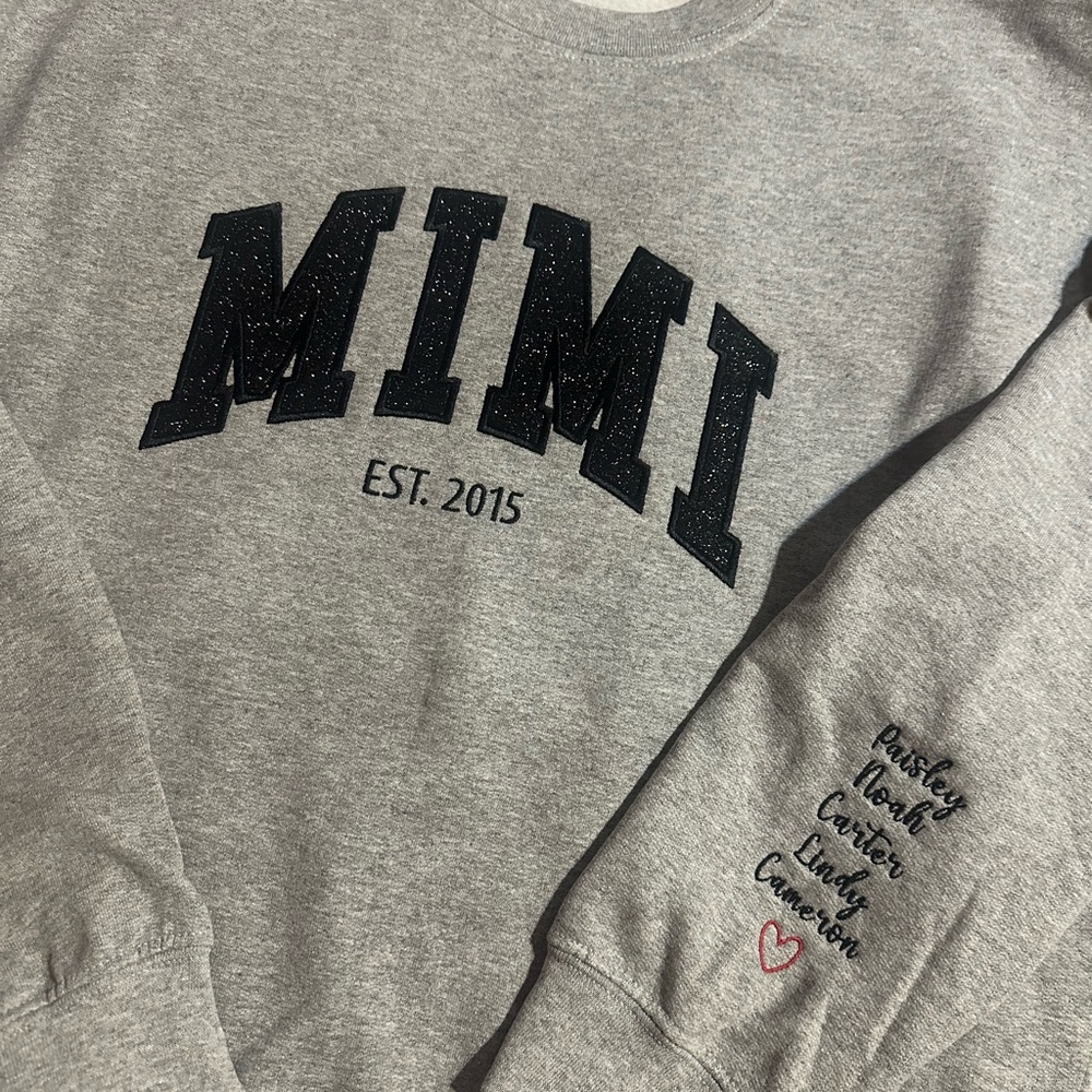 Mimi sweatshirt.